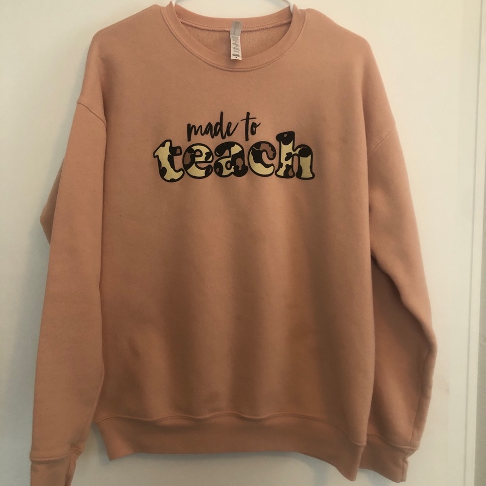 Made to Teach Cheetah Sweatshirt